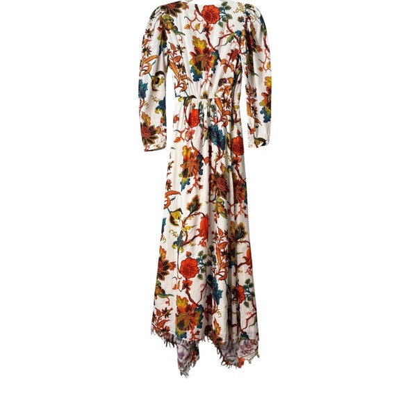 Alix of Bohemia Lalli Reef Wrap Dress | Boho Luxury Maxi | XS - Picture 8 of 10